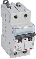 Выключатель автоматический Legrand DX3-E 6000 2п 0.5А D 10кА картинка